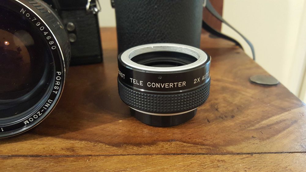 Porst Compact Reflex SP/Cosina CSR/ с обектив Porst Uni-Zoom 35-105 mm