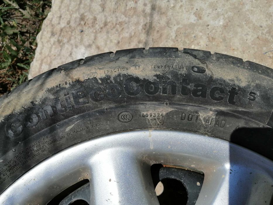 Set jante tabla R15 Opel  + capace roti Opel + roata rezerva slim