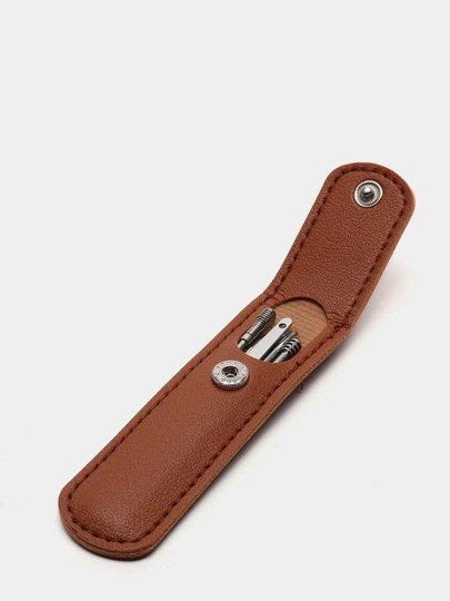 Набор для чистки ушей, 6 прибров в 1 комплекте (необычный цвет brown)