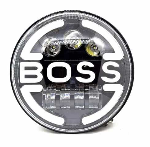 LED фар 7" инча 18см 12V-24V 6500lm за АТВ джип мотоциклет камион и др