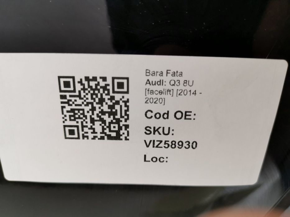 Предна Броня С Линия Ауди Q3 8U [фейслифт] [ - ] Оригинална В Добро Съ
