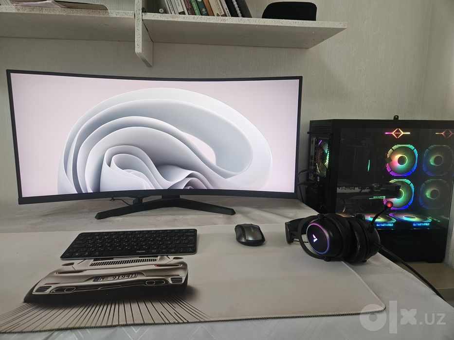 PC sotiladi: i5-14400F / RX 6600 XT / 32GB RAM + 34 dyum 165Hz monitor
