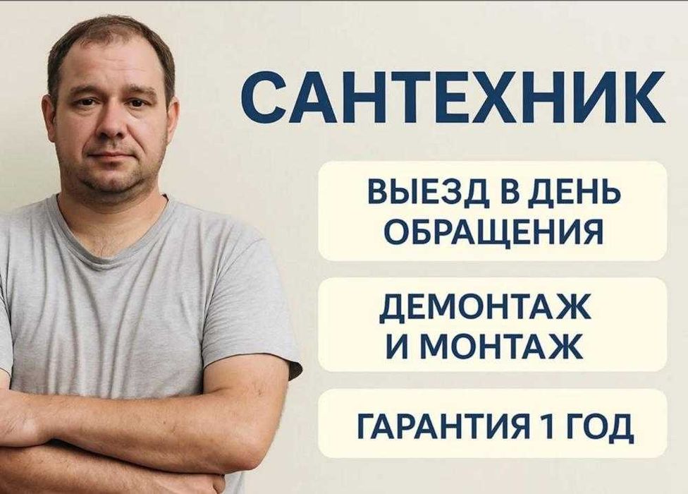 Сантехник услуги сантехника. Установка счетчика воды и замена сифона