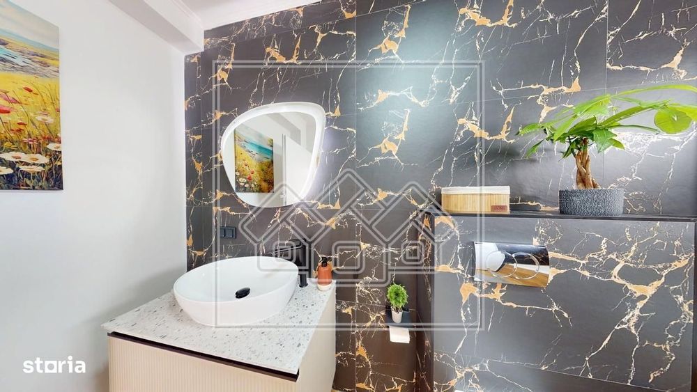 Penthouse cu design deosebit, mobilat modern, terasa