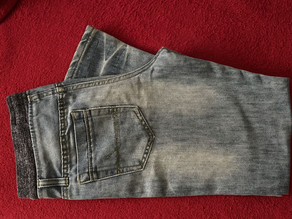 Pantaloni Jeans Pull On baieti 11-12 sni