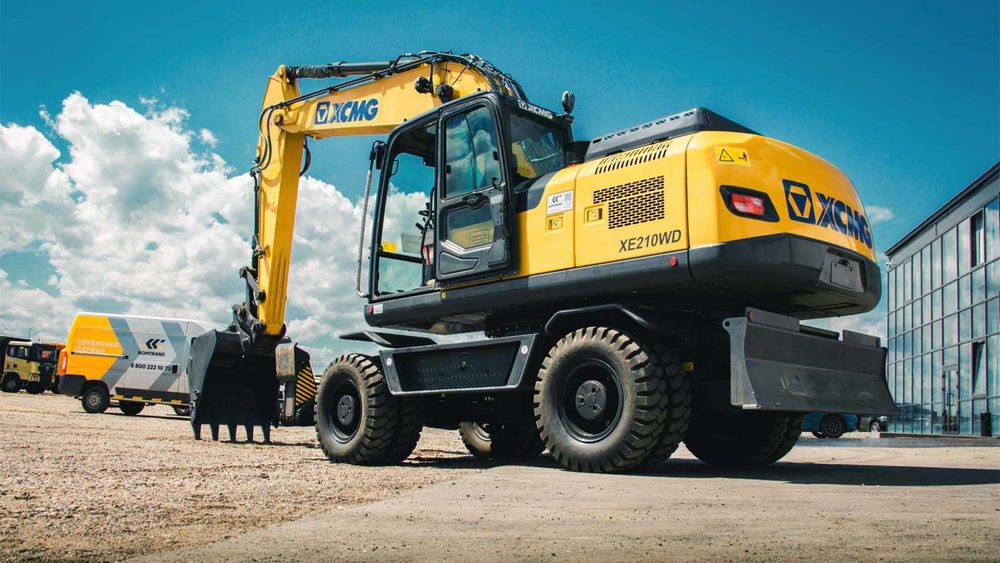 Экскаватор колесный XCMG XE210WD Объем ковша: 1 м склад
