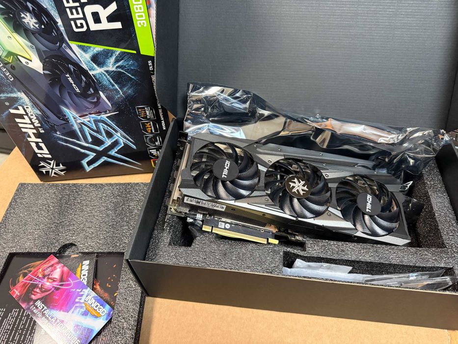 Видеокарта RTX 3080 ICHILL X3, Inno3D, 10GB