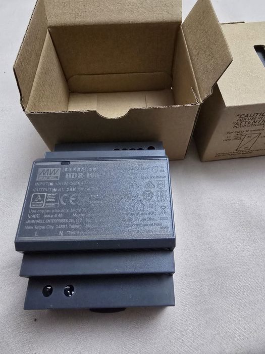 Захранване за лед лента на дин шина 100w-24v