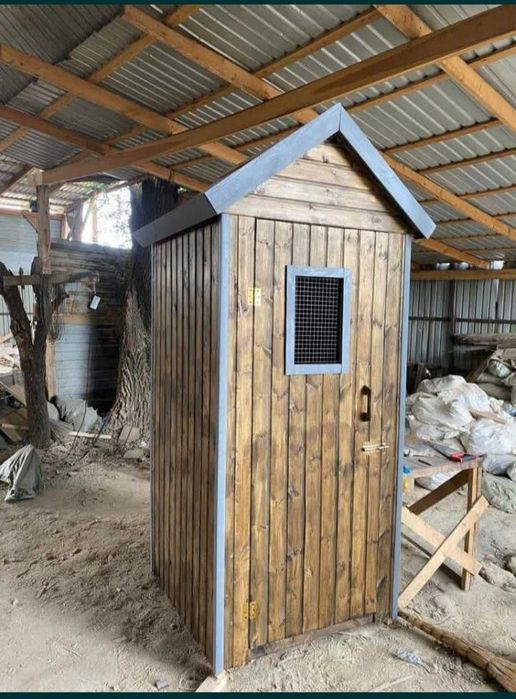 Уличный Деревянные туалет