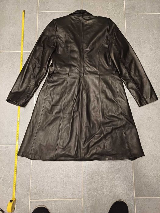 Trenci - palton dama piele de vitel foarte fina, impecabila, NOU