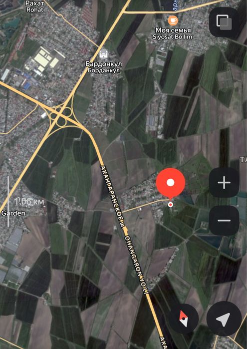 Продается Свой участок земля 3 км от поста Рохат поселок Балыкчи