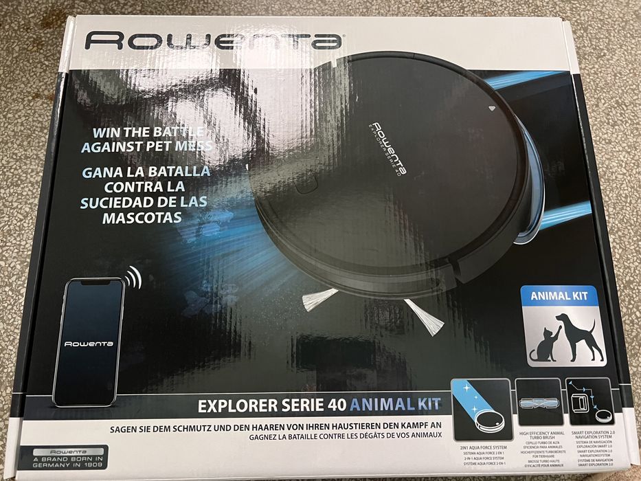 Прахосмукачка робот ровента - rowenta explorer serie 40