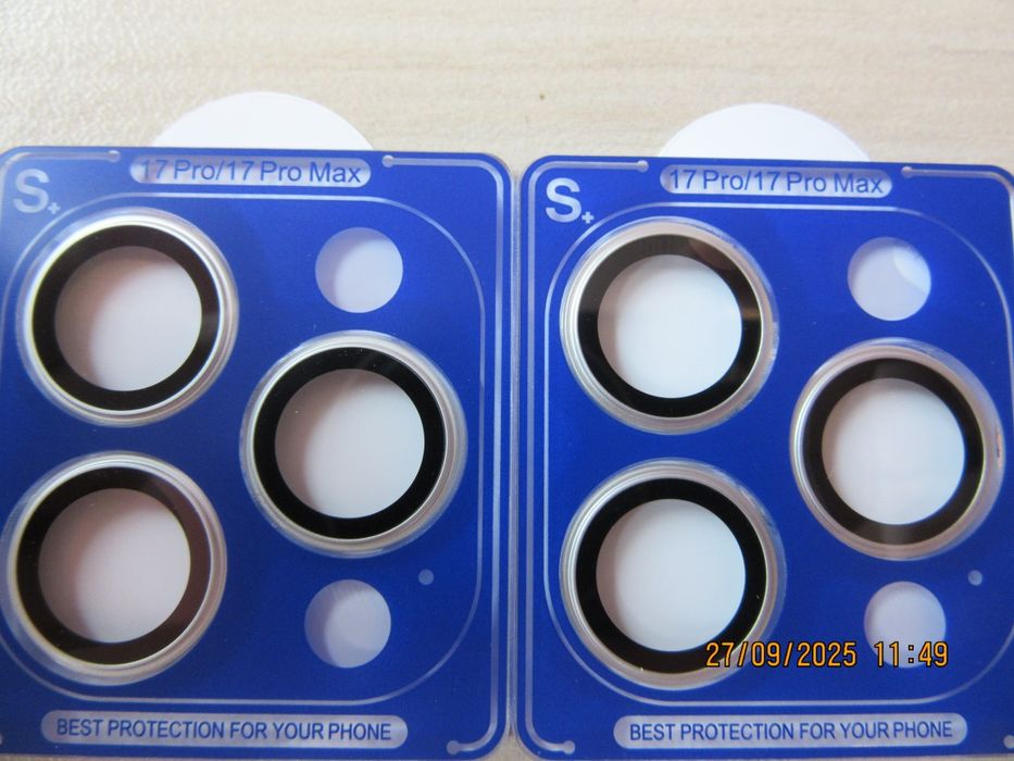 Apple iPhone 17 / Pro / Max / Air/ LITO S+ CF Ринг Протектор за камера