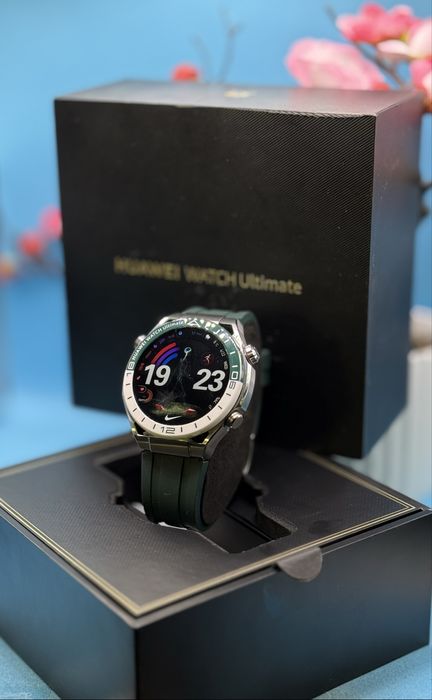 Смарт часовник Huawei Watch Ultimate, Titanium Green