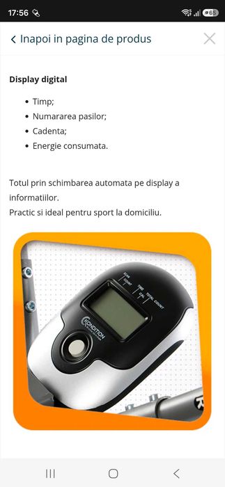 Bicicleta eliptica Kondition, Air Walker