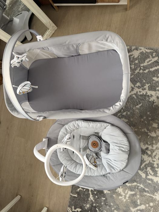 Balansoar si landou, Lionelo, Rotative 360, Ecran tactil si telecomanda, Electric, Scaun reglabil