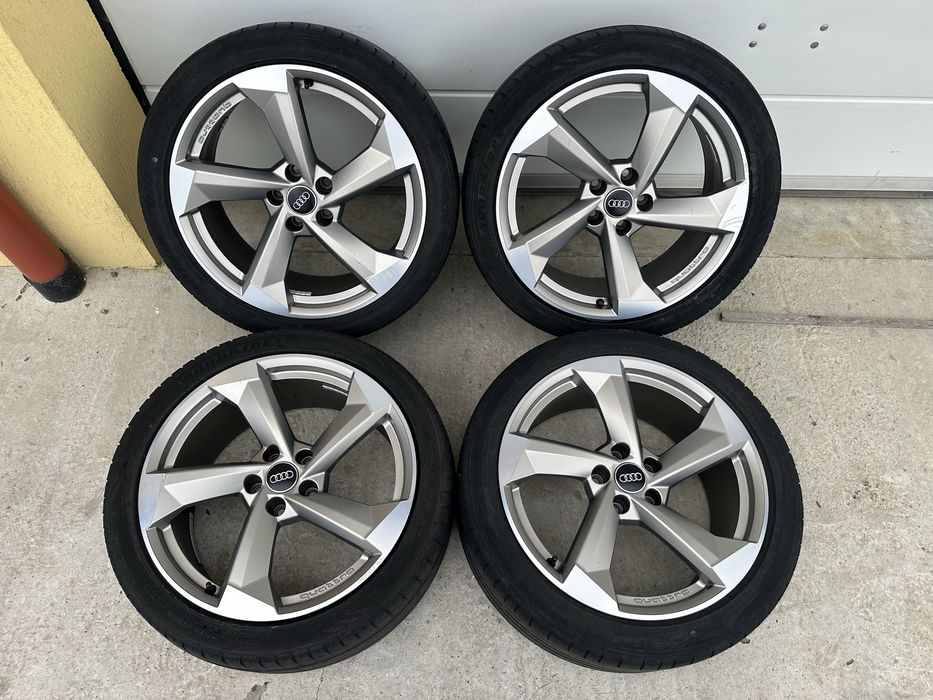Jante ORIGINALE Audi pe 19’ tip Rotor / Turbine 5x112