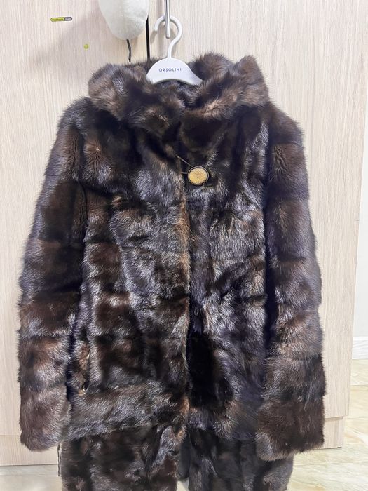 Норковая шуба бу