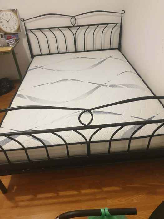 Pat pentru dormitor 2 persoane solid 2m cu 160