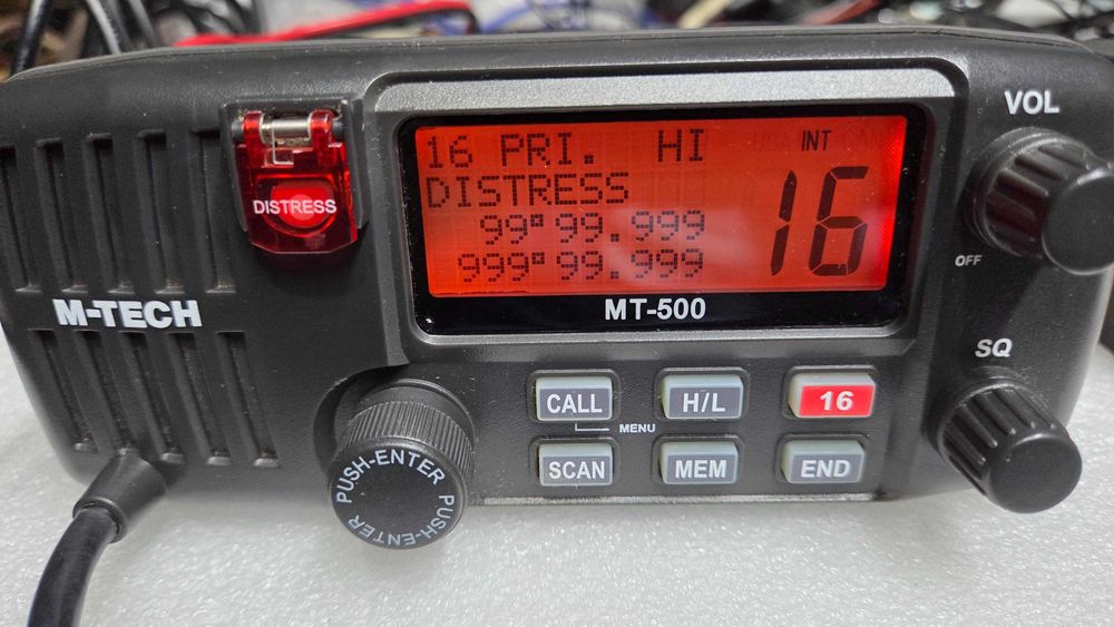 Echipament radio maritim și terestru M-Tech MT-500 cu DSC și ATIS,GPS