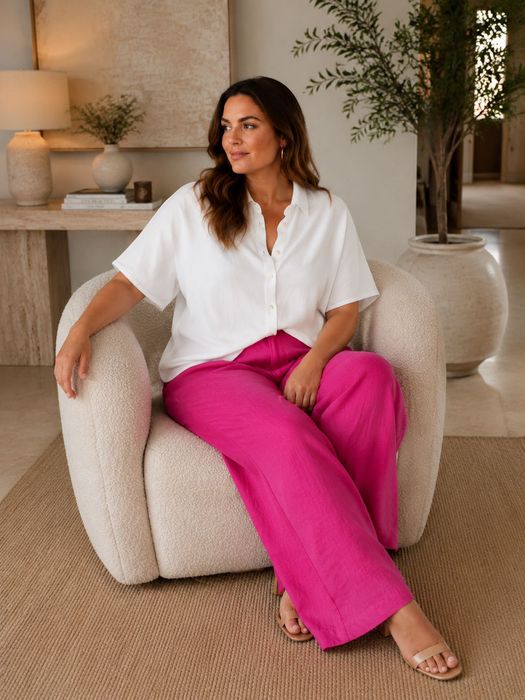 MANGO. Plus size. 100% лён. 1 XL.