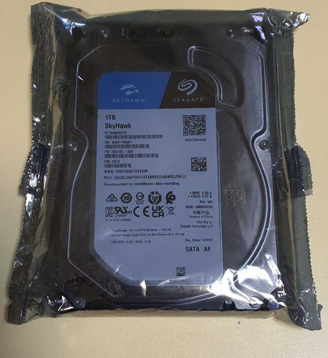 Чисто нов 1TB HDD Seagate Sky Hawk , ST1000VX013 неотварян