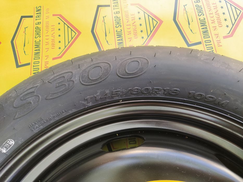 Roata rezerva slim Vw Tiguan 2016+ Audi Q3 Skoda Kodiaq 145 85 80 R18