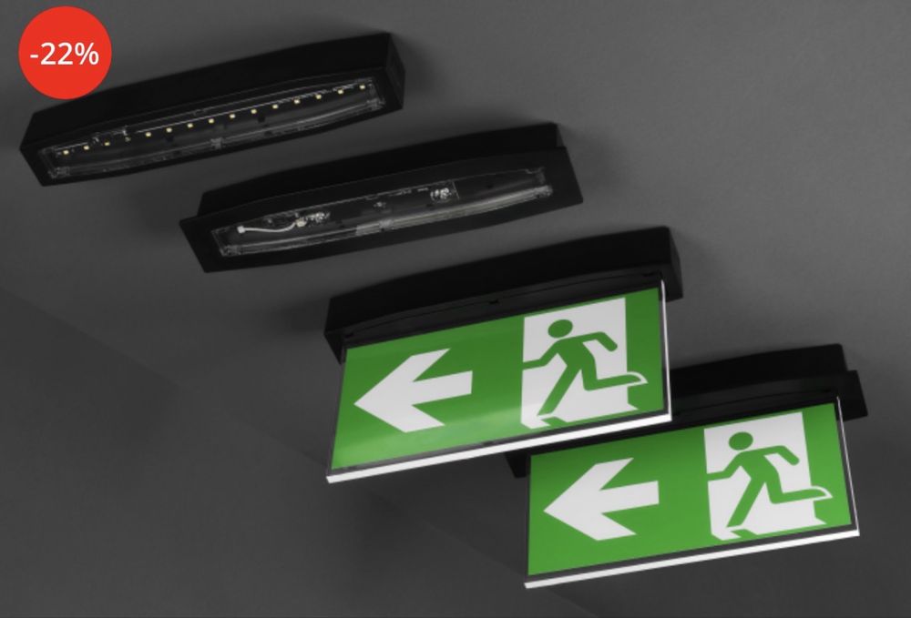 Lampa iesire de urgenta / antipanica Intelight IP54 NOUA