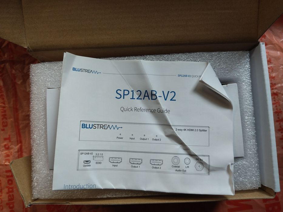 Сплитер/Blustream SP12AB 4K UHD HDMI