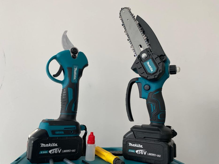 2в1 Акумулаторна Резачка и Лозарска ножица Makita Макита 18V,36V