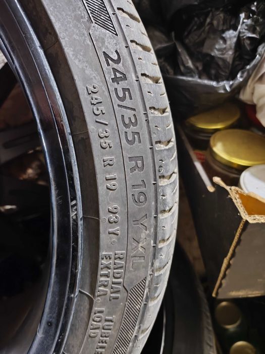 Джанти за BMW 5/120R19 комплект с летни гуми 245/35/R19