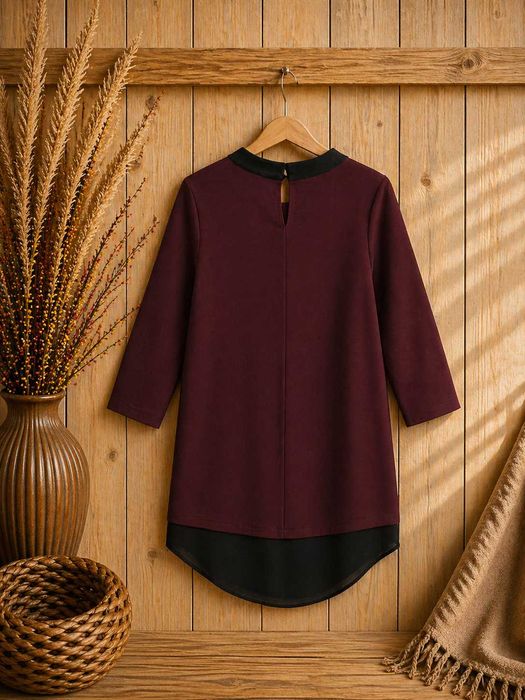 Rochie bordo Atmosphere mărimea 42 stare excelentă elegantă de primăvară