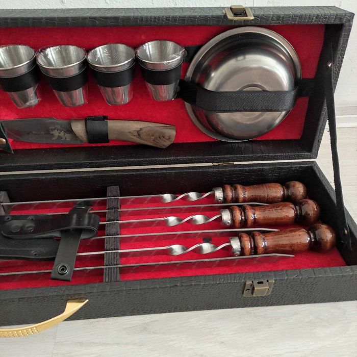 Шашлычный набор, шашлычный кейс, шампур, шашлык набор