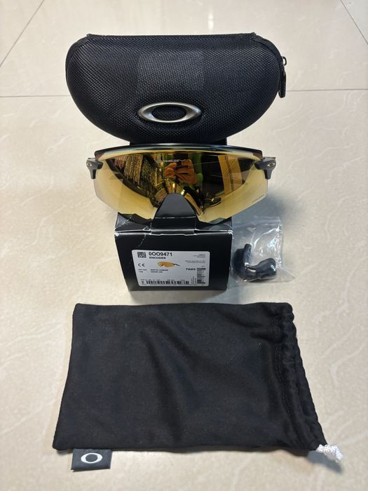 Oakley Encoder Glasses - Matte Carbon/Prizm 24K