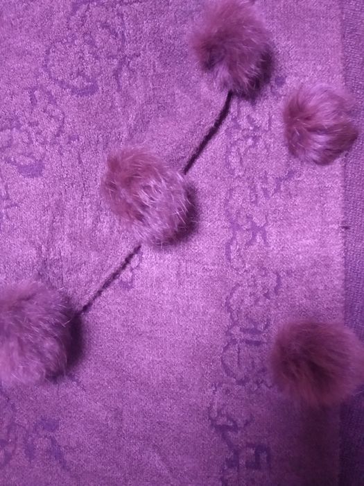 Новый пончо - платок с булавкой, производство Пекин