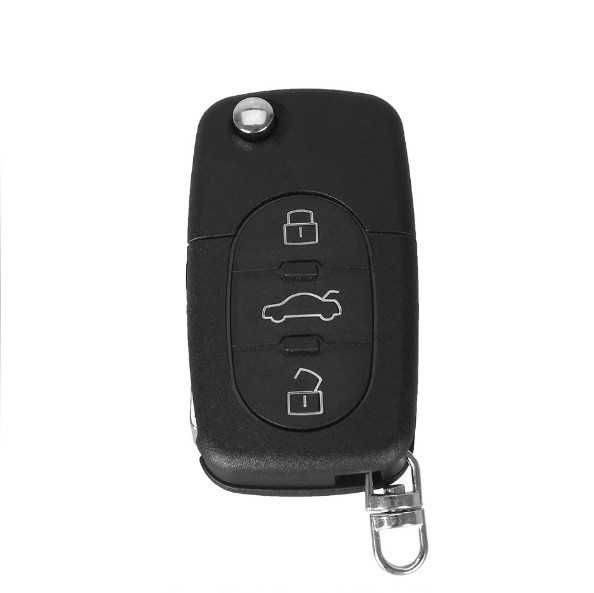 Кутийка за сгъваем ключ за Audi с 3 бутона (батерия CR1620/CR2032)!