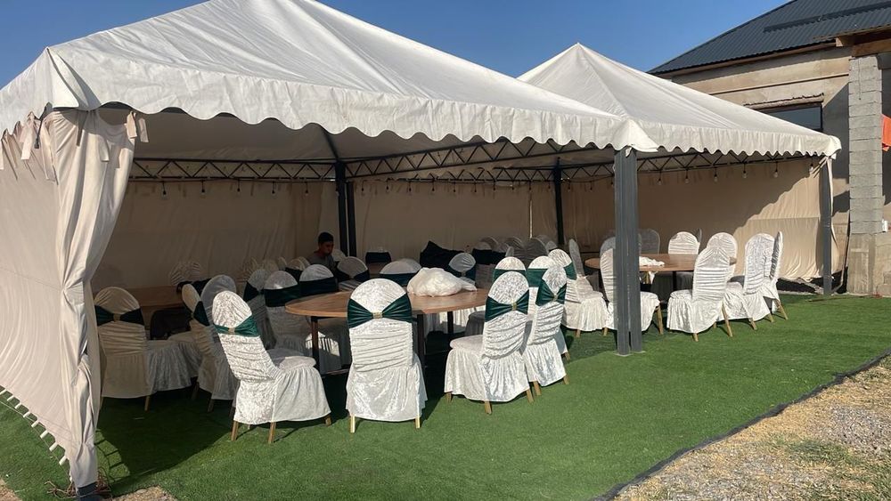 Аренда стол стулья посуда Шатыр