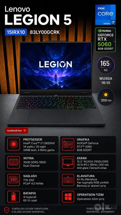Lenovo Legion 5 Gaming
