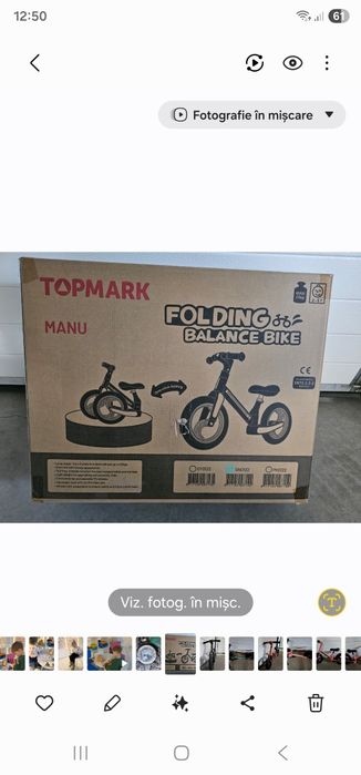 Bicicleta de echilibru fara pedale