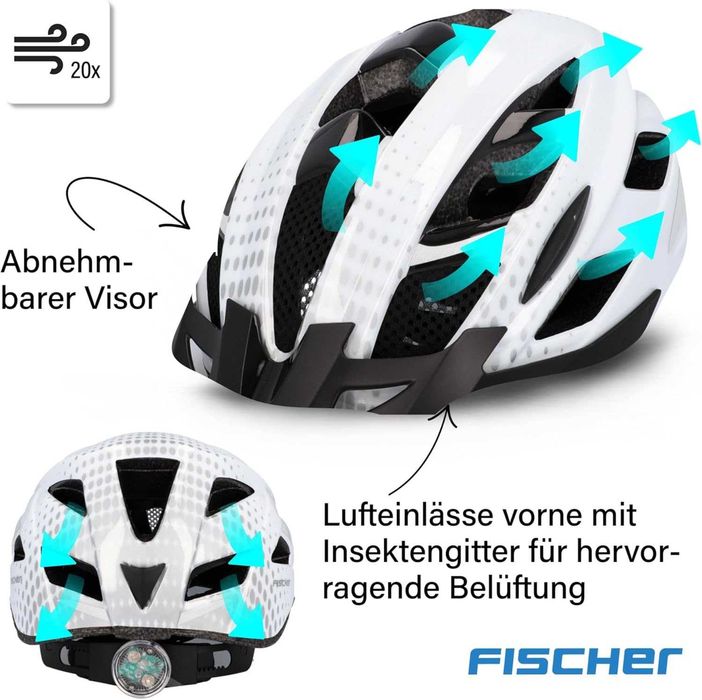Велосипедна каска Fischer за възрастни, S/M 52-59
