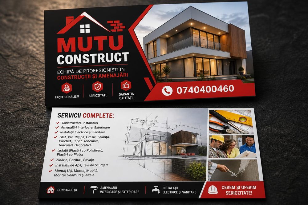 Construcții amenajări renovări