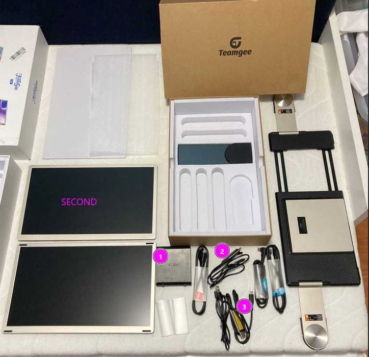 CADOU CRĂCIUN - 2 Bucati Extender de monitor | Teamgee S6 15.6 Full HD