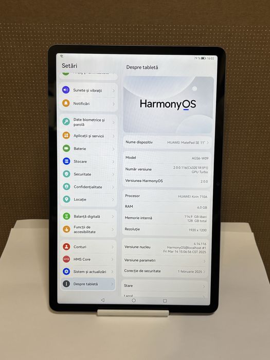 MDM vinde: Tableta Huawei Matepad SE, 128GB, Nebula Gray.