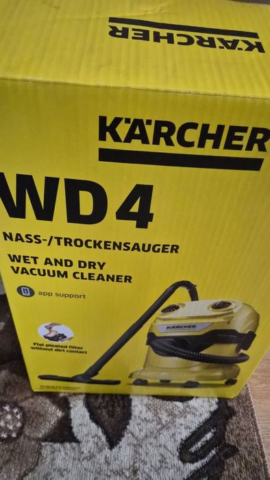 Прахосмукачка  да Karcher  за сухо и мокро почистване