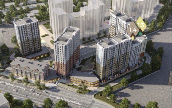 1 комнатная квартира! Golden House. ЖК Assalom Bog'lar