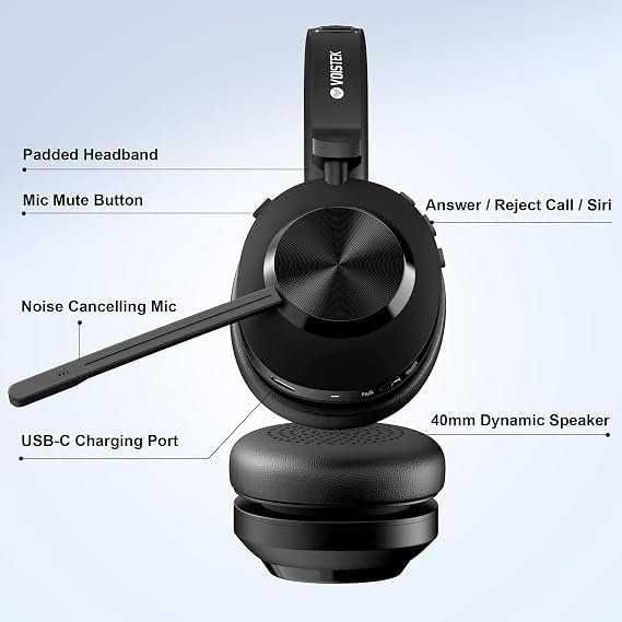 Căști Bluetooth fără fir Voistek