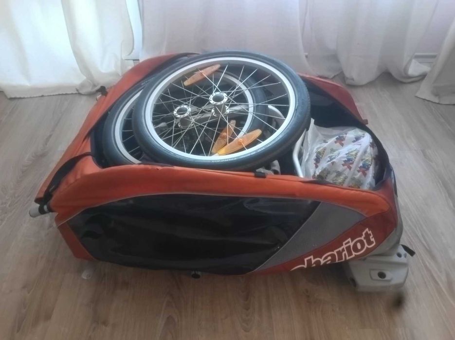 Двойна количка/ рикша за велосипед