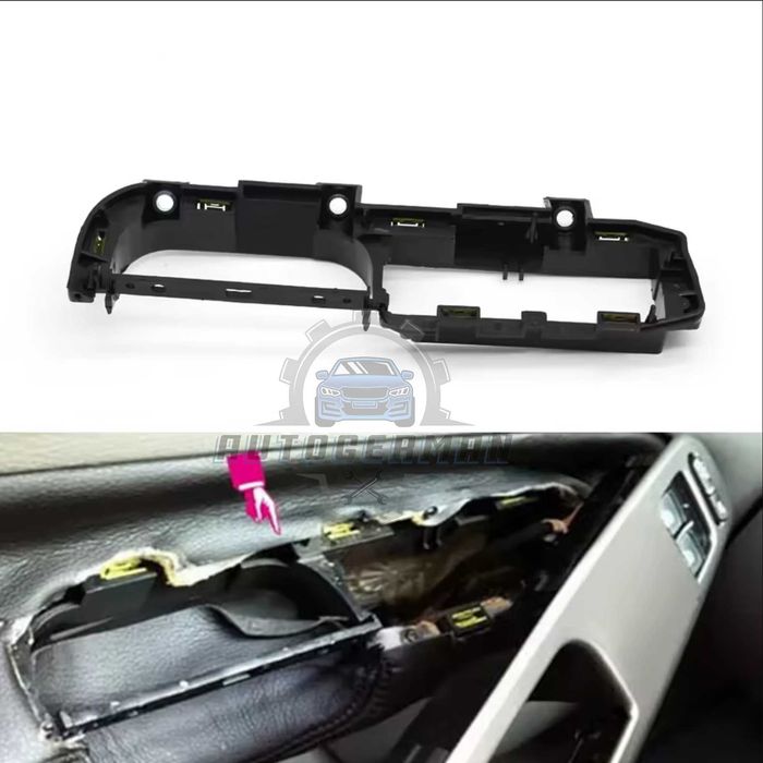 Панел VW Bora Golf 4  Jetta Комплект дръжка с основа за 2 ел стъкла