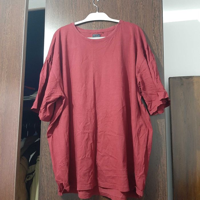 Tricou bumbac barbati rosu - 3XL