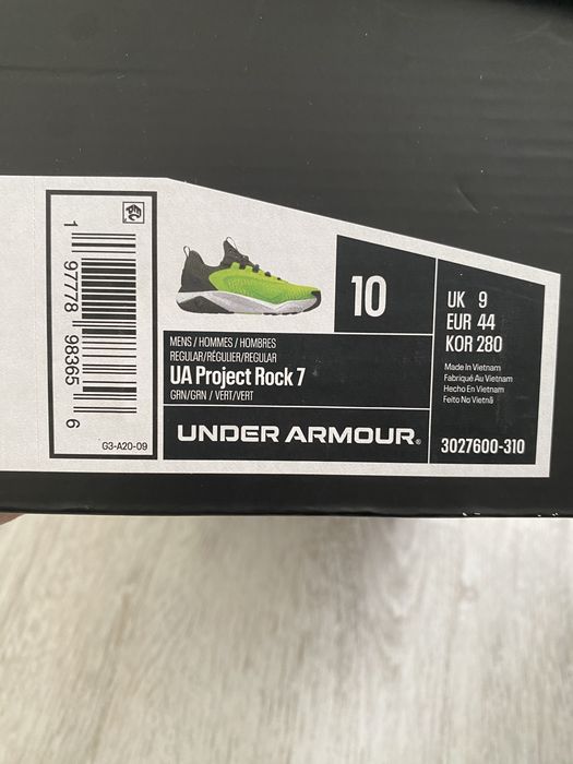 кроссовки Under Armour Project Rock 7